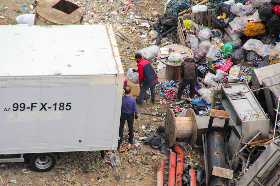 Rubbish collection near Balham Station SW12